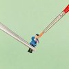 Modelcraft PTW1126 Straight Tip Reverse Action Blunt End Tweezers (160mm)